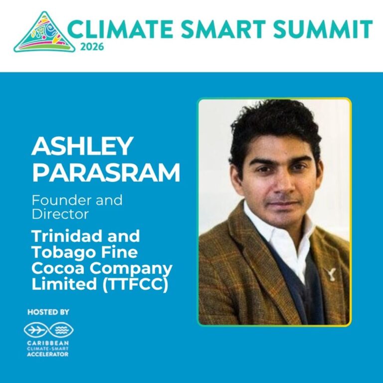 Ashley Parasram at Climate Smart Summit 2026